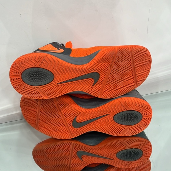Nike Zoom Hyperenforcer PE Men’s Orange Grey Basketball Athletic 9.5 US - Picture 11 of 13